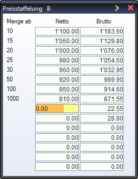 DB Tiered pricing B