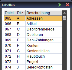 Export Excel - Select table