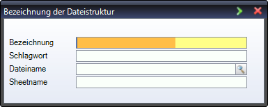 Export Excel - Structure basic data empty