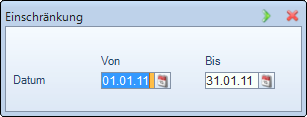 Costing - Time range