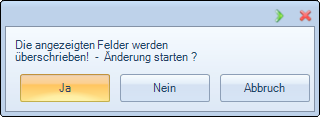 Project - Field change question