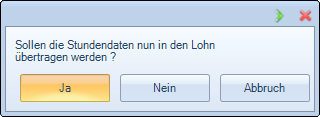 Payroll transfer - Transfer start question