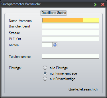 Web search - Detailed