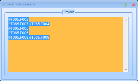 Tapi Settings Layout Edit