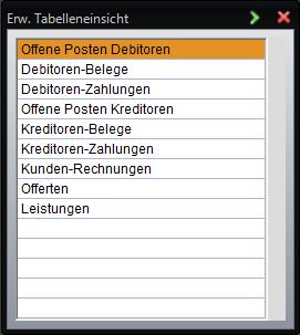 Tableview extend select