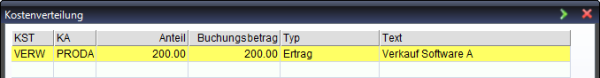 temp ledger costing view